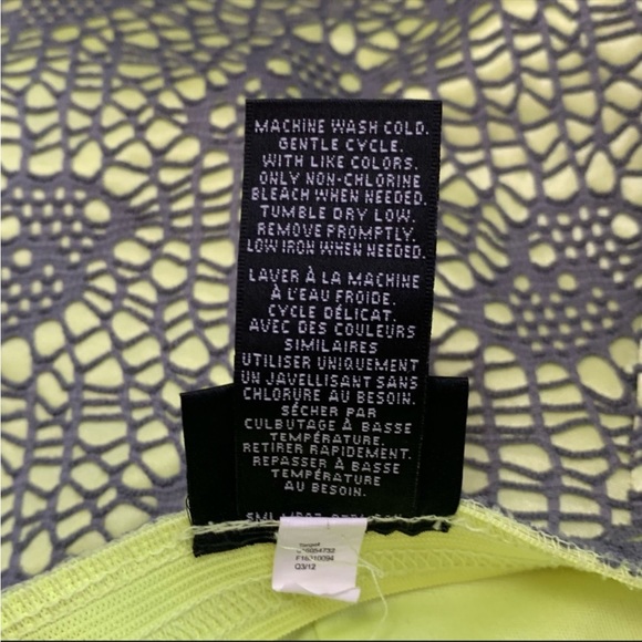 MOSSIMO Skirt Pistachio Green Pencil Large Crochet Elastic Waist - Picture 7 of 7